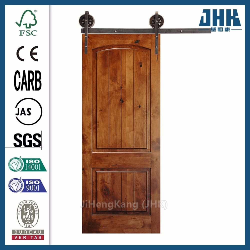 Jhk Double MDF Painted Solid Sliding Wooden Barn Doors