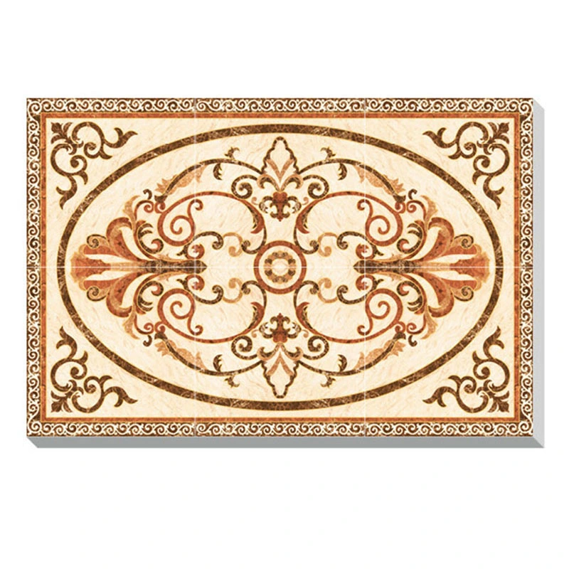 1800*1200mm Living Room Golden Decorative Carpet Tile for Floor