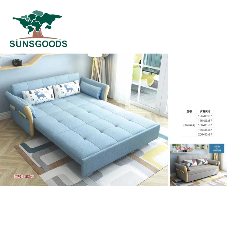 Sofa Bed Living Room Simple Folding Double Removable and Washable Storage