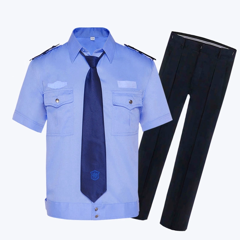 Safety Shirt Cotton Security Uniform Pants Male Short-Sleeve Security Dressing