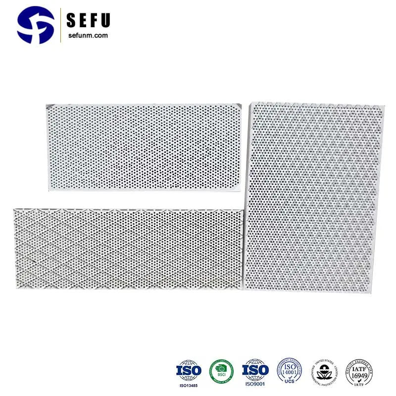 Porous Ceramics Factory Refractory Square Infrared IR Honeycomb Burner Plate for Gas Stove/Heater/Furnace