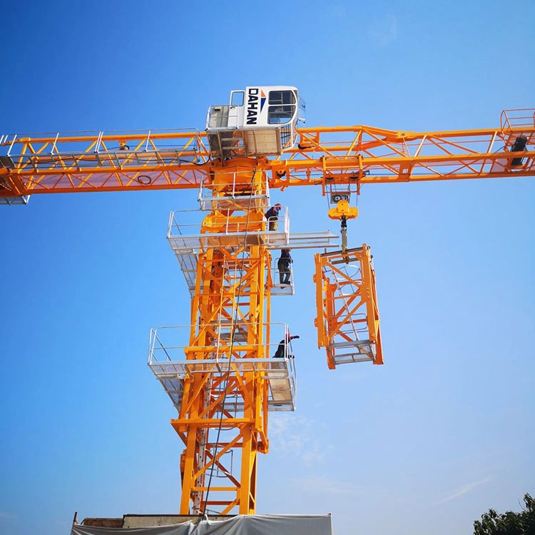 Qtz250 (7032) Dahan12t Flat Top Tower Crane Construction Flat Top Tower Crane Product