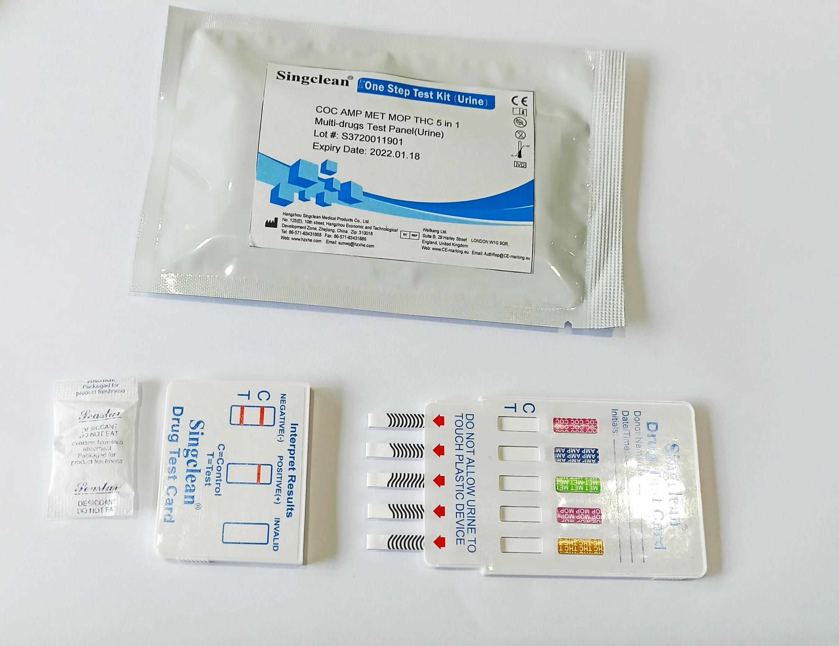 Drug of Abuse Tests /AMP/Met/Mor/Thc/Coc/Opi/ Bar/Ben/Mtd/TCA/Mdma/Bup