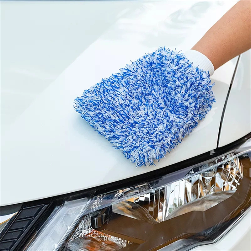 Customization Wholesale/Supplier Microfiber Car Wash Glovee Waterproof Car Wash Mitt