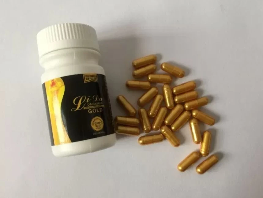 Original Lida Herbal Slimming Capsules, Gold Diet Pills Oral Administration