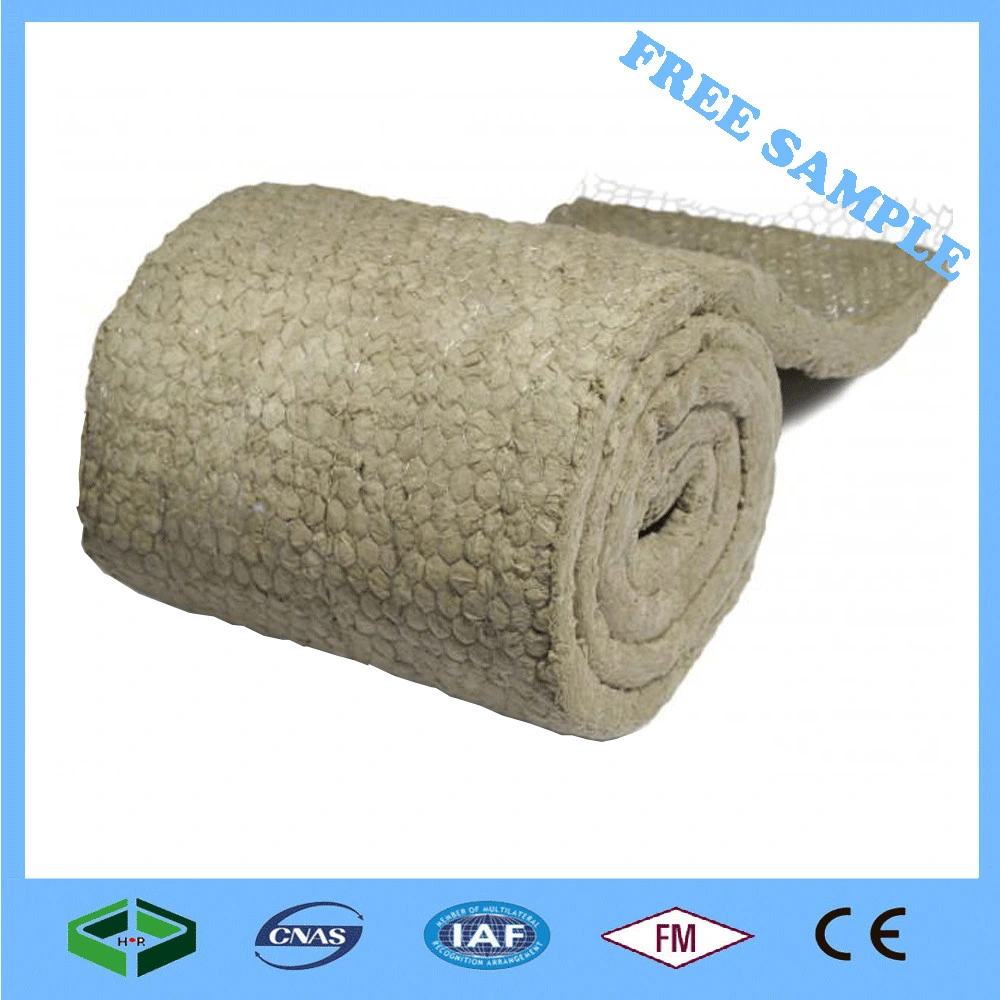 Sound Absorption/ Heat Preservation Rockwool Insulation Blanket with Wire