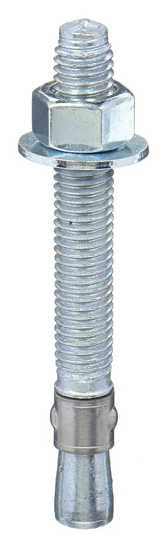 Blue/White/Clear/Bright Zinc Plated Hot-DIP Galvanized Carbon Steel Wedge Anchor Bolt