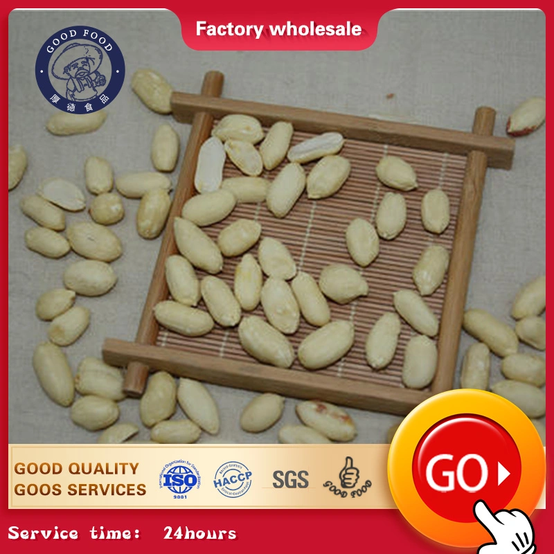 Customized Blanched Round Shape Peanuts Kernels Bulk Skin Peanut Kernels