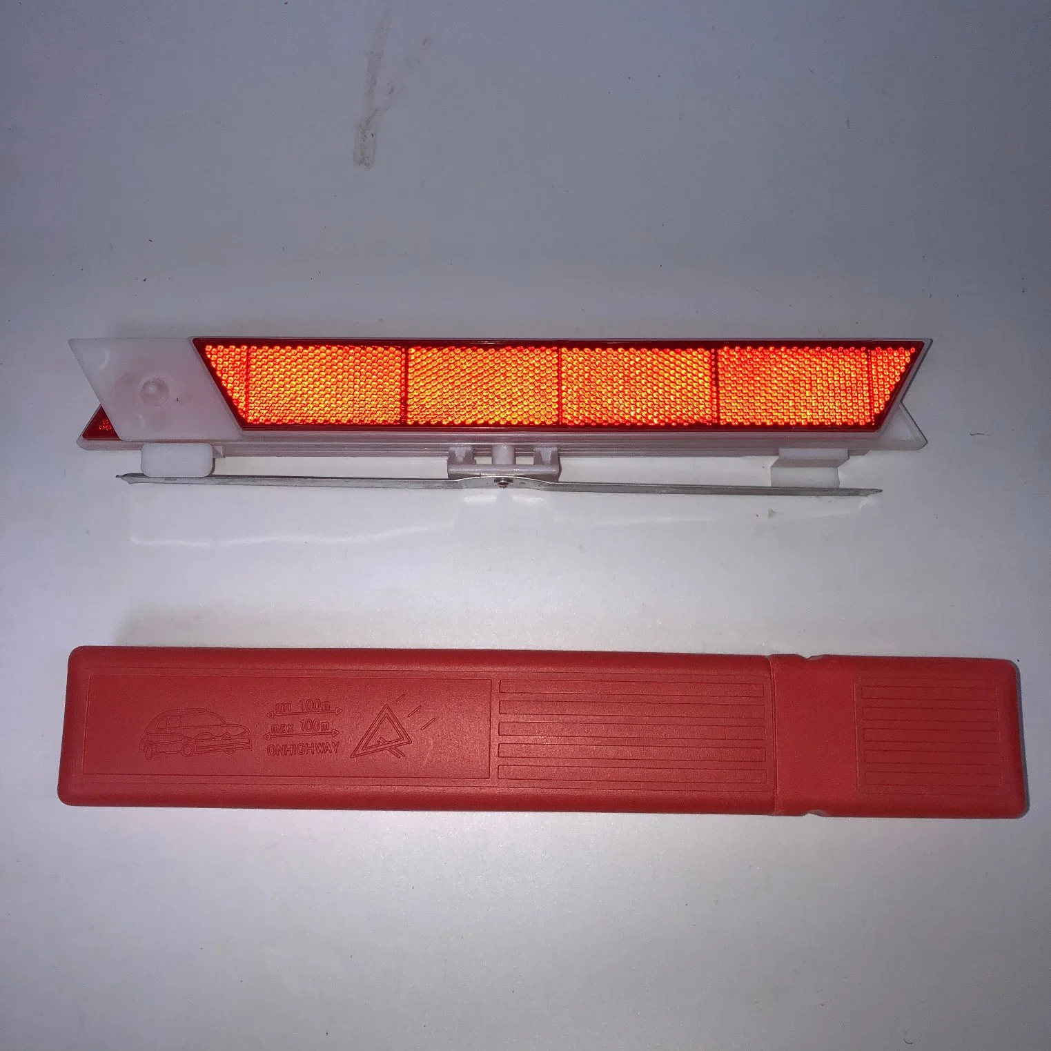 Famous Brand ABS Windproof Flashing CE Temporary Parking Warning Triangle