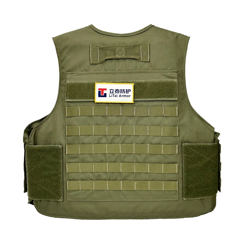 Army Green Police Body Armor Style Safety Protection Equipment Conceal Tactical Ballistic Bulletproof Vest