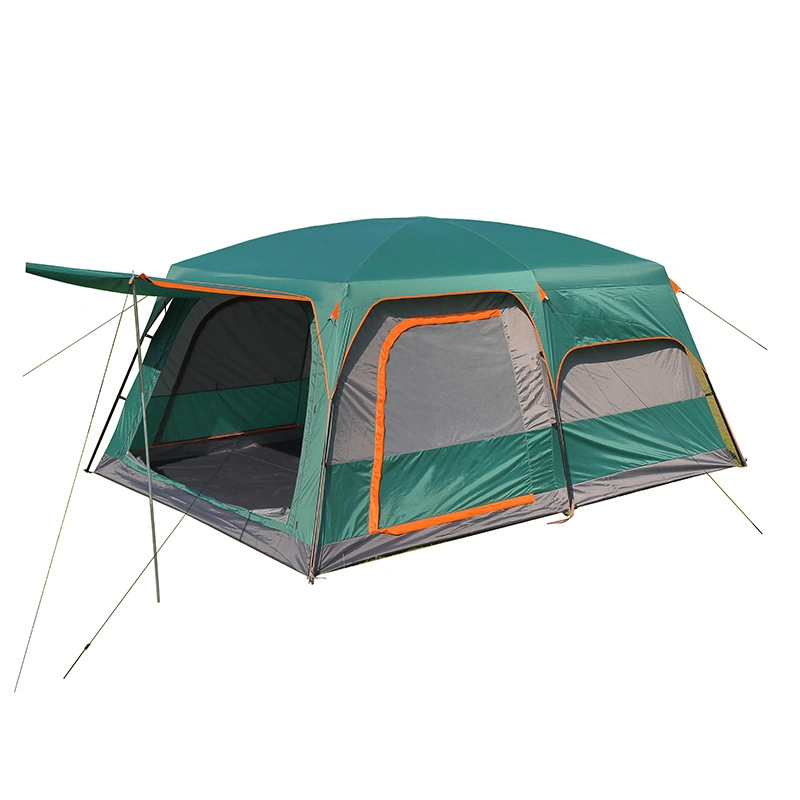 Big Size Polyester Fabric 5-6 Person Double Layer Windproof Family Camping Tent