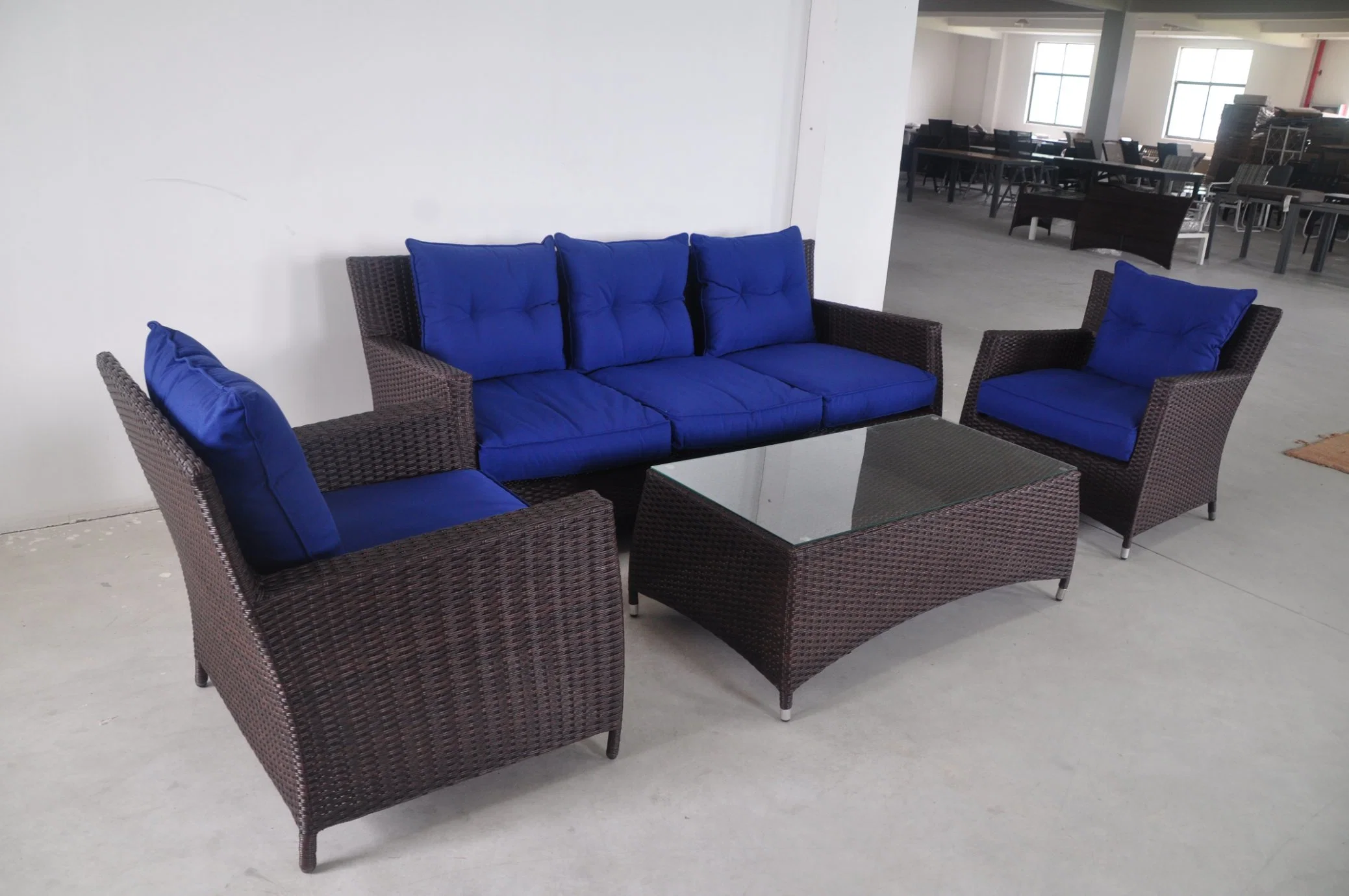 Morden Sofa Furniture Sets Living Room Home Garden Rattan Wicker Furniture