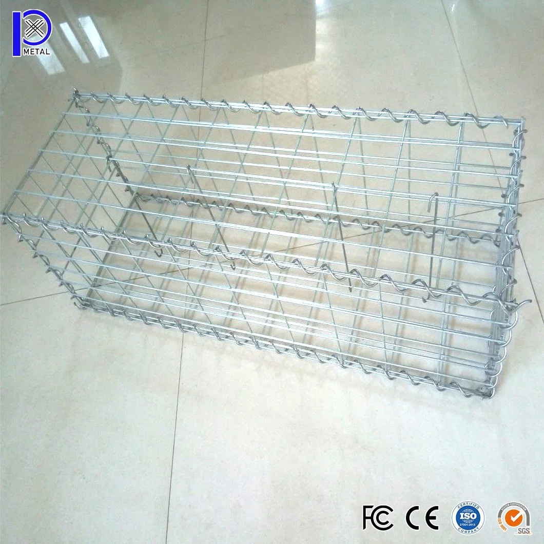 Pengxian 3X3 Galvanized Welded Wire Mesh Panel China Wholesale/Supplierrs 50X50 mm 50X100 mm Gabion Crates Used for Gabion Baskets as Retaining Walls