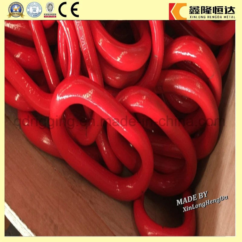 Hardware Rigging Forged Carbon Painted Red Weldless Pear Shaped Link