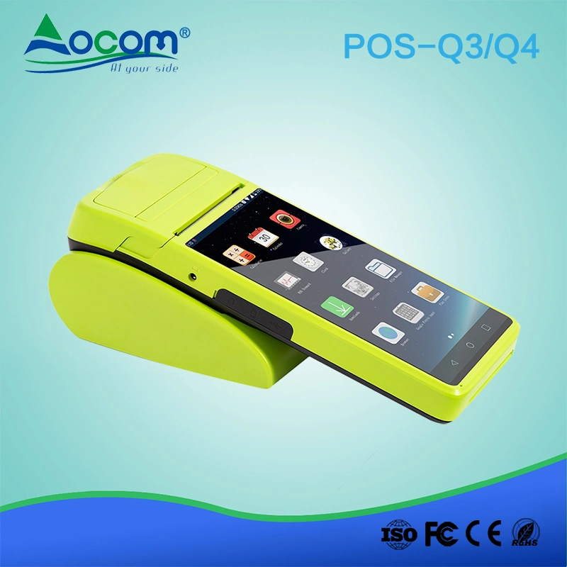 5.5 Inch Portable Android Handheld Touch Screen 3G/4G POS Terminal with Thermal Printer