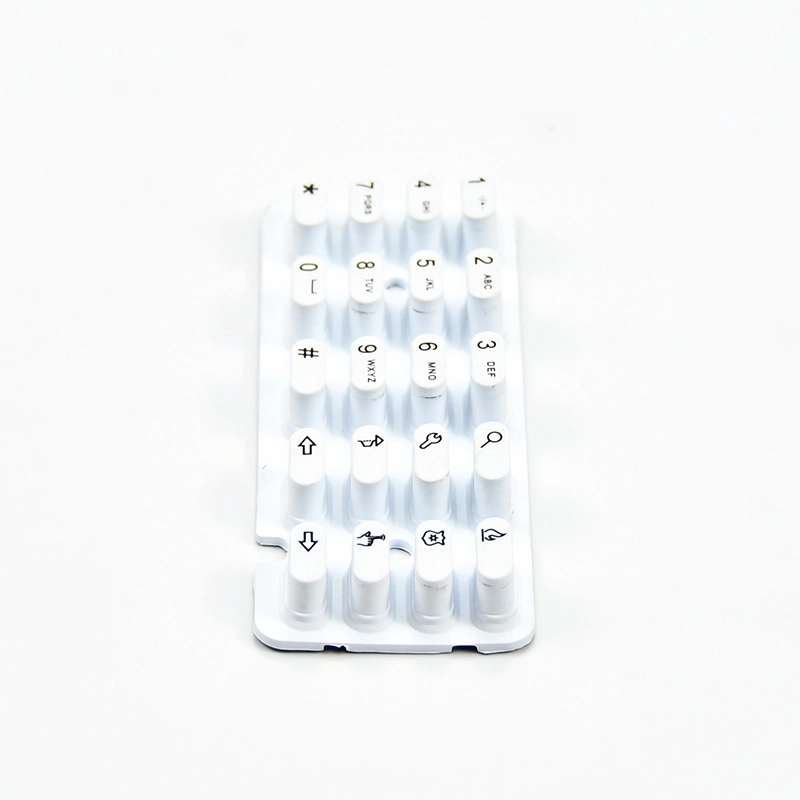 OEM High quality/High cost performance Conductive Electronic Silicone Rubber Numeric Black Keypad