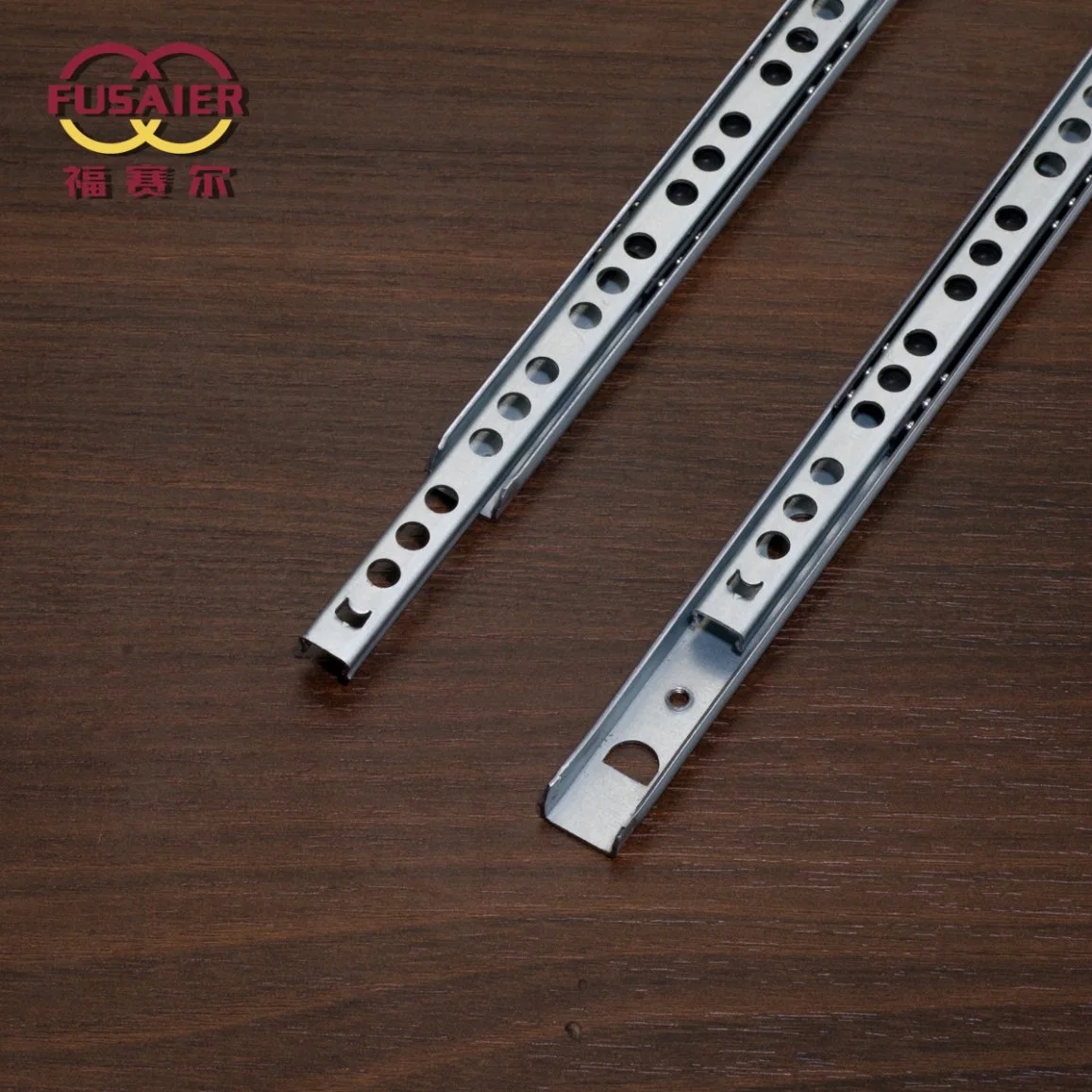 Furniture Hardware 17mm Two Way Retractable Drawer Slide Rail