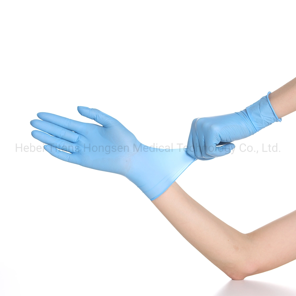 Wholesale/Supplier Disposable Dental Safety Examination Rubber Nitrile Glove Surgical Medical Nitrile Gloves