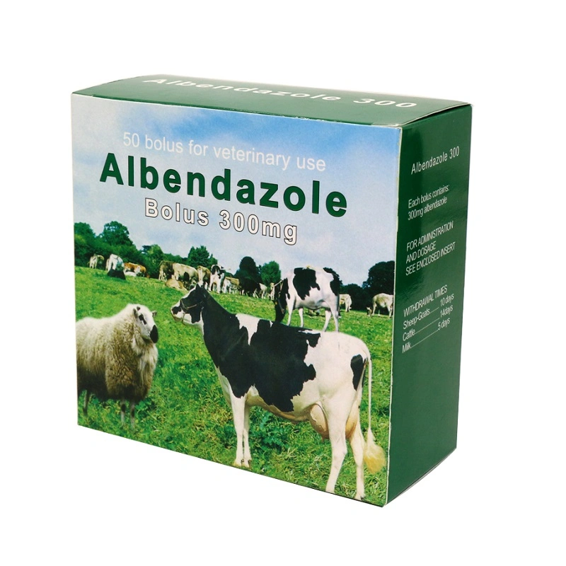 Pharmaceutical Drugs Veterinary Bolus 300mg Albendazole Bolus Tablet Sheep Medicine for Animal Use
