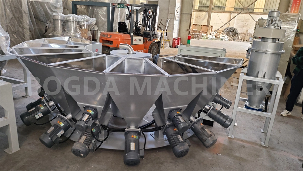 Bogda Export to Iraq PVC Addtives Auto Weighing Mixing Blending Gravimetric Dosing Machine System