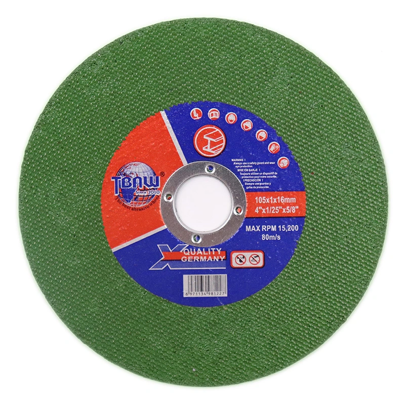 T41 4'' 105 107mm 2net/1net Non-Woven Metal Steel Cut off Gring Wheel for Cutting Toolings