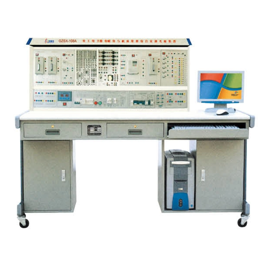 Los instrumentos electrónicos Sanxiangteaching eléctrico de Máquina Herramienta de Formación de mantenimiento de equipo de examen de la mecatrónica para la simulación del circuito