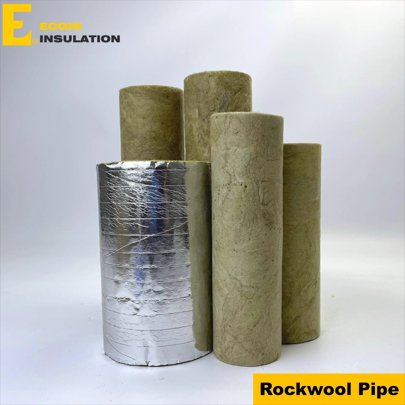 Rockwool Steam Pipe aislamiento Mineral Rock Pipe muestra libre