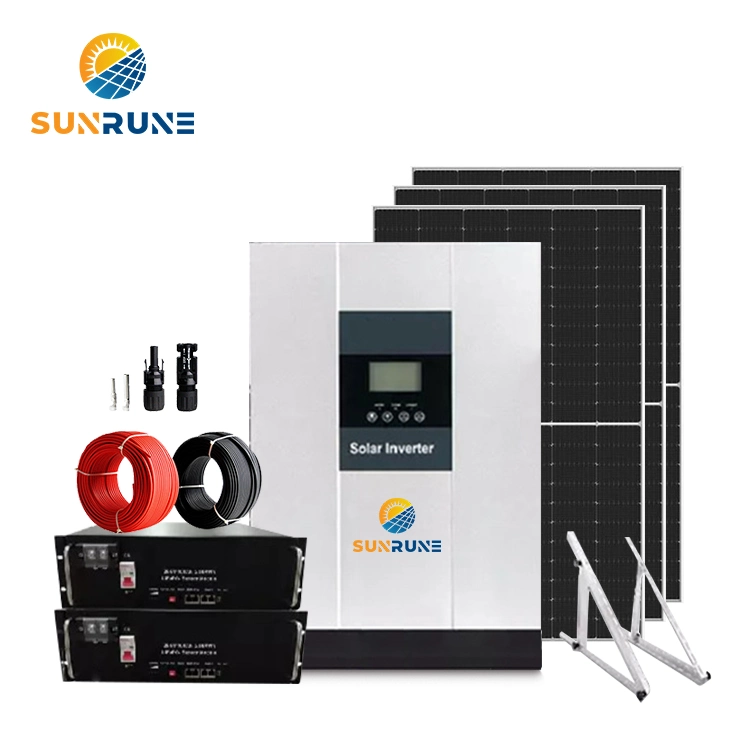 3000W Solar Power System All in One Kit Solar 3kw Solar Energy System DC/AC Generator Electric Solar Generato