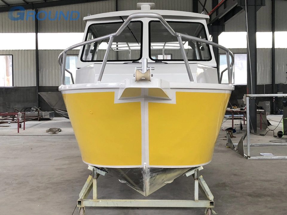 N670 7.20m 23,6FT entièrement soudé cabine fermée aluminium Loisirs Bateau de pêche