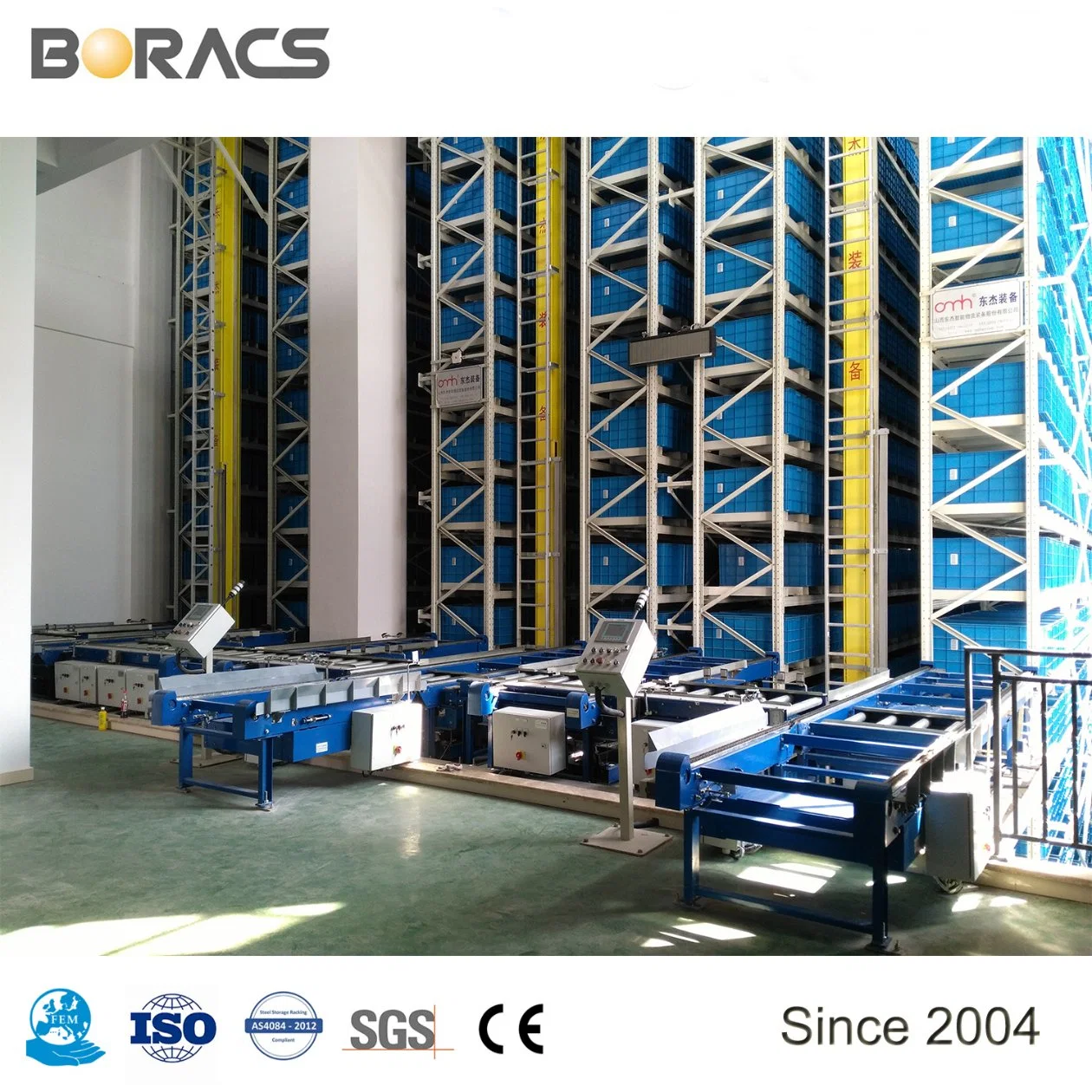 Warehouse Rack System as/RS Suppliers High Density Automation for Adjustable Pallet Rack for Warehouse