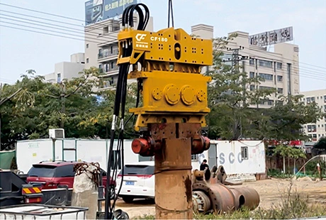 Hv230 Hydraulischer Vibro Hammer für Stahlrohr, Blattstapel, Pfahlziehen