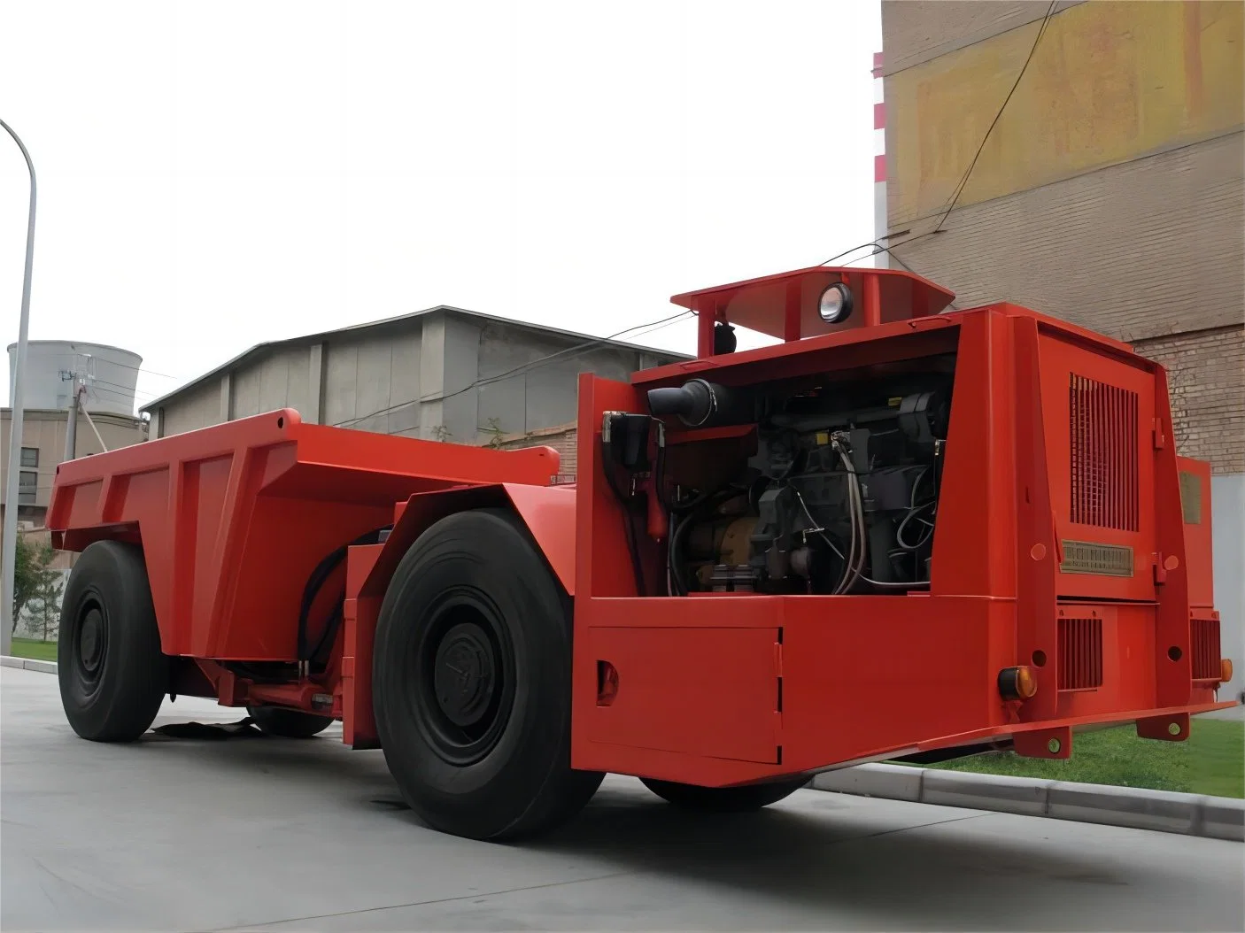 Caminhão Basculante de mineração subterrânea com equipamentos de mineração de 12 ton de Capacidade