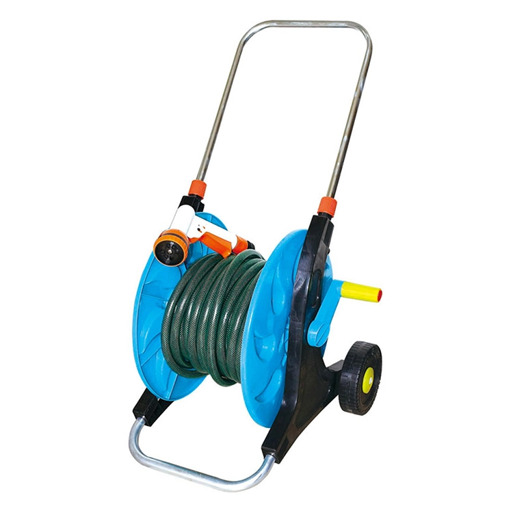 Factory Direct Supply Plastic Agriculture Two Wheels Trolley High Pressure Irrigation Water Garden Hose Reel