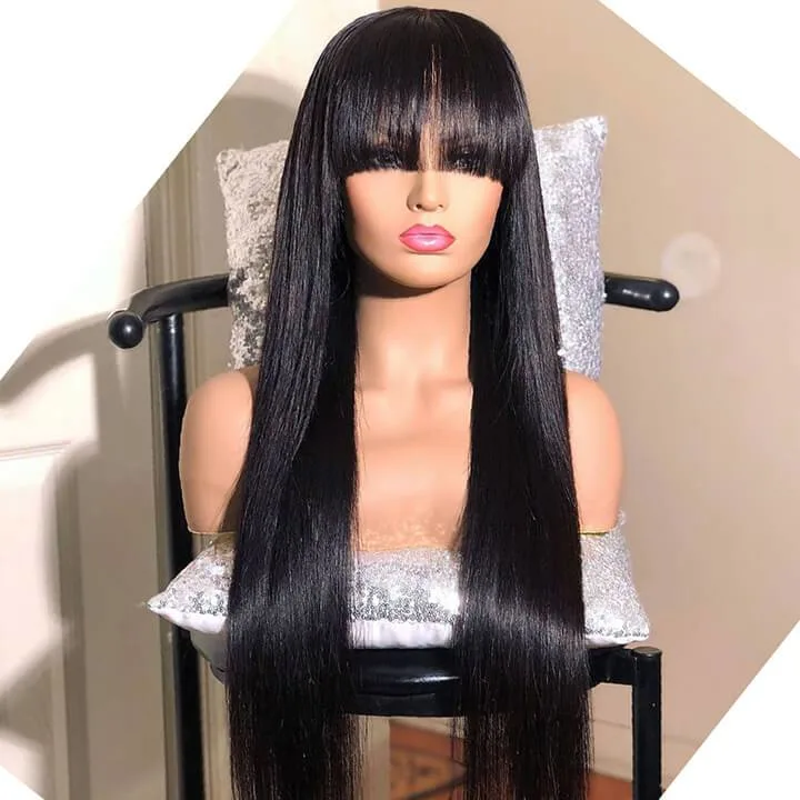 Cuticle Aligned Virgin Human Hair Extensions Wig for Black Women