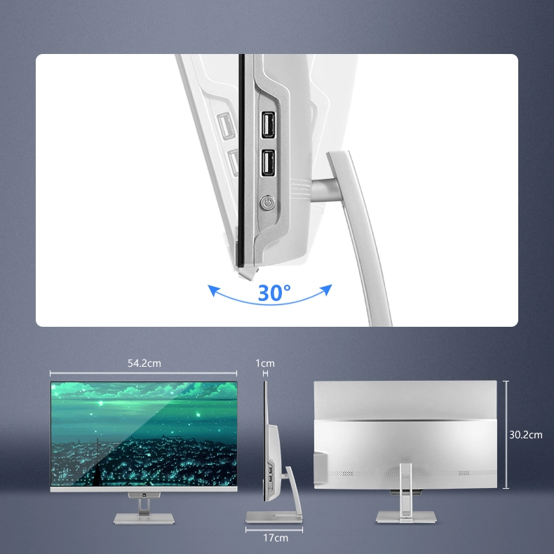 جديد تماماً في كمبيوتر واحد POS Core i5/i7/i9 Monobock شاشة لمس منحنية فائقة الدقة 24/27 بوصة تعمل باللمس كمبيوتر مكتبي واحد