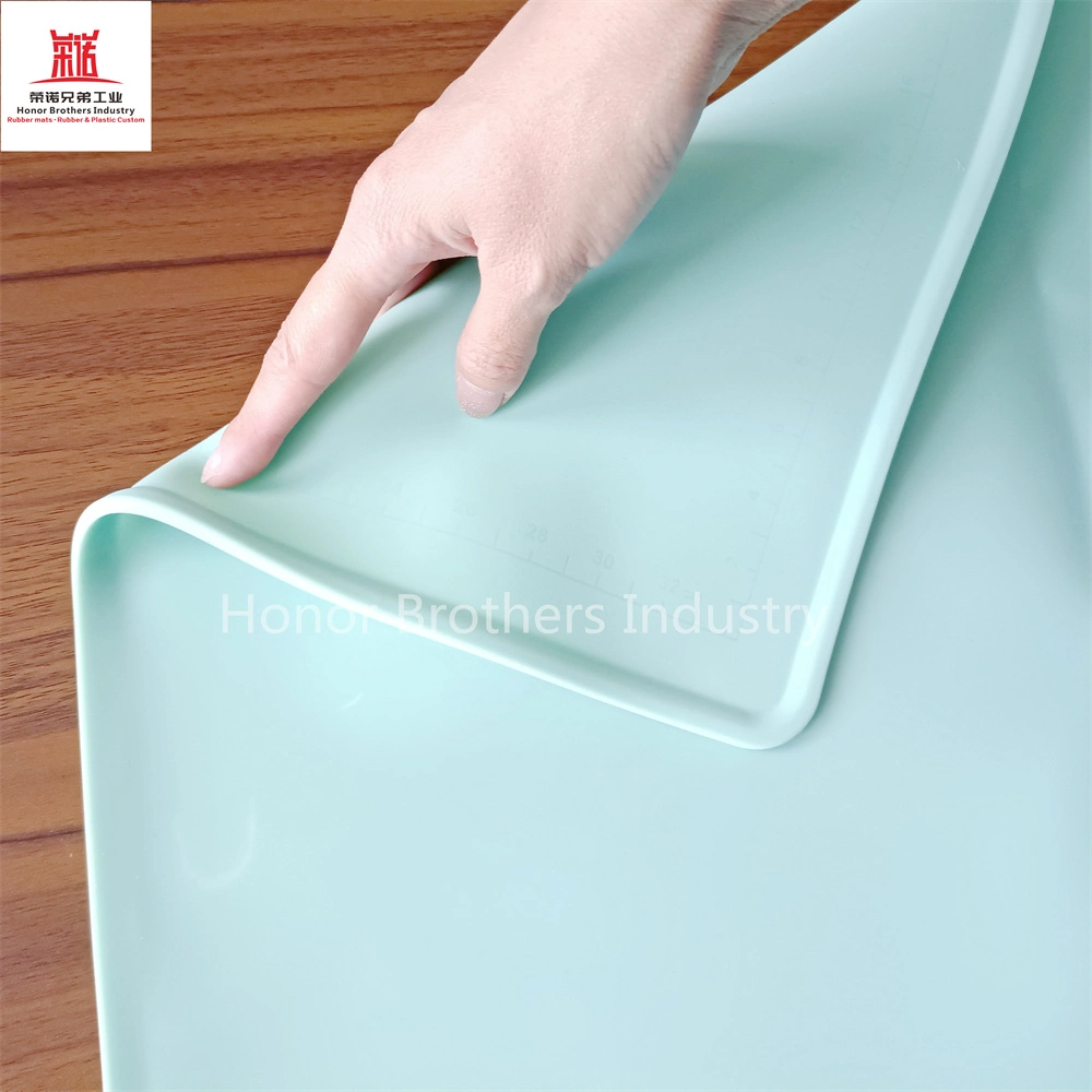 Custom Kitchenware Anti-Slip Chopping Board Kitch Rolling Pad, Light Green