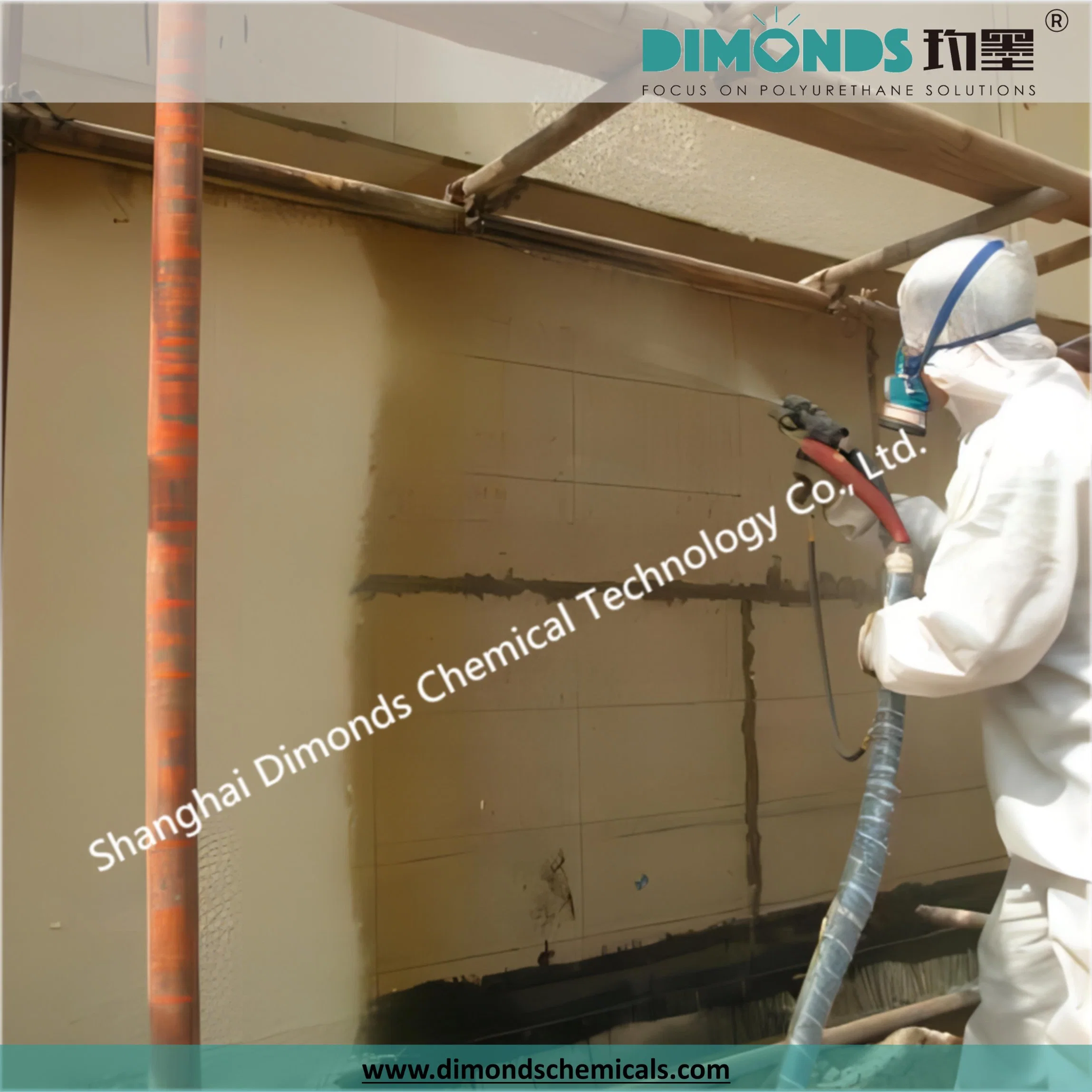 Two Component Raw Materials for Spray PU Foam Insulation Hfc-Blown Class B1