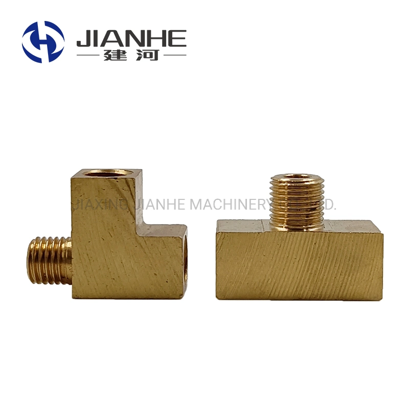 Centralized Lubrication System Positive and External Side External Three-Way Copper Joint