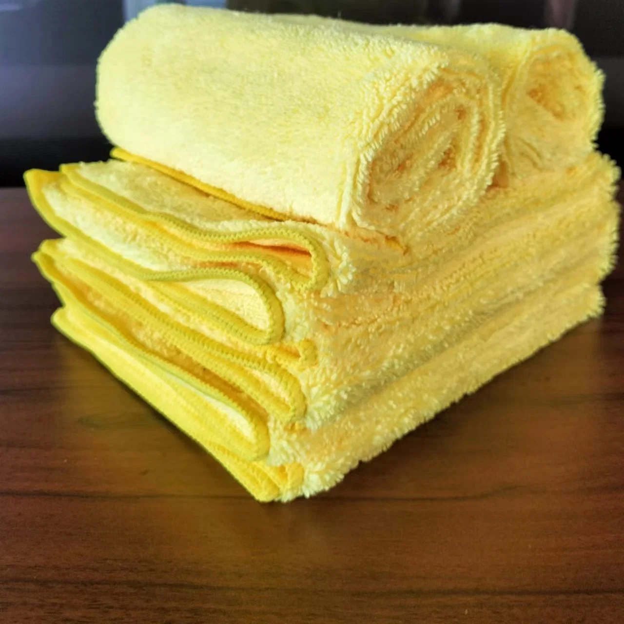 330GSM 35*40cm Microfiber High and Low Hair Car Wash Towel Car Towel Thickened Towel Cleaning Beauty Supplies