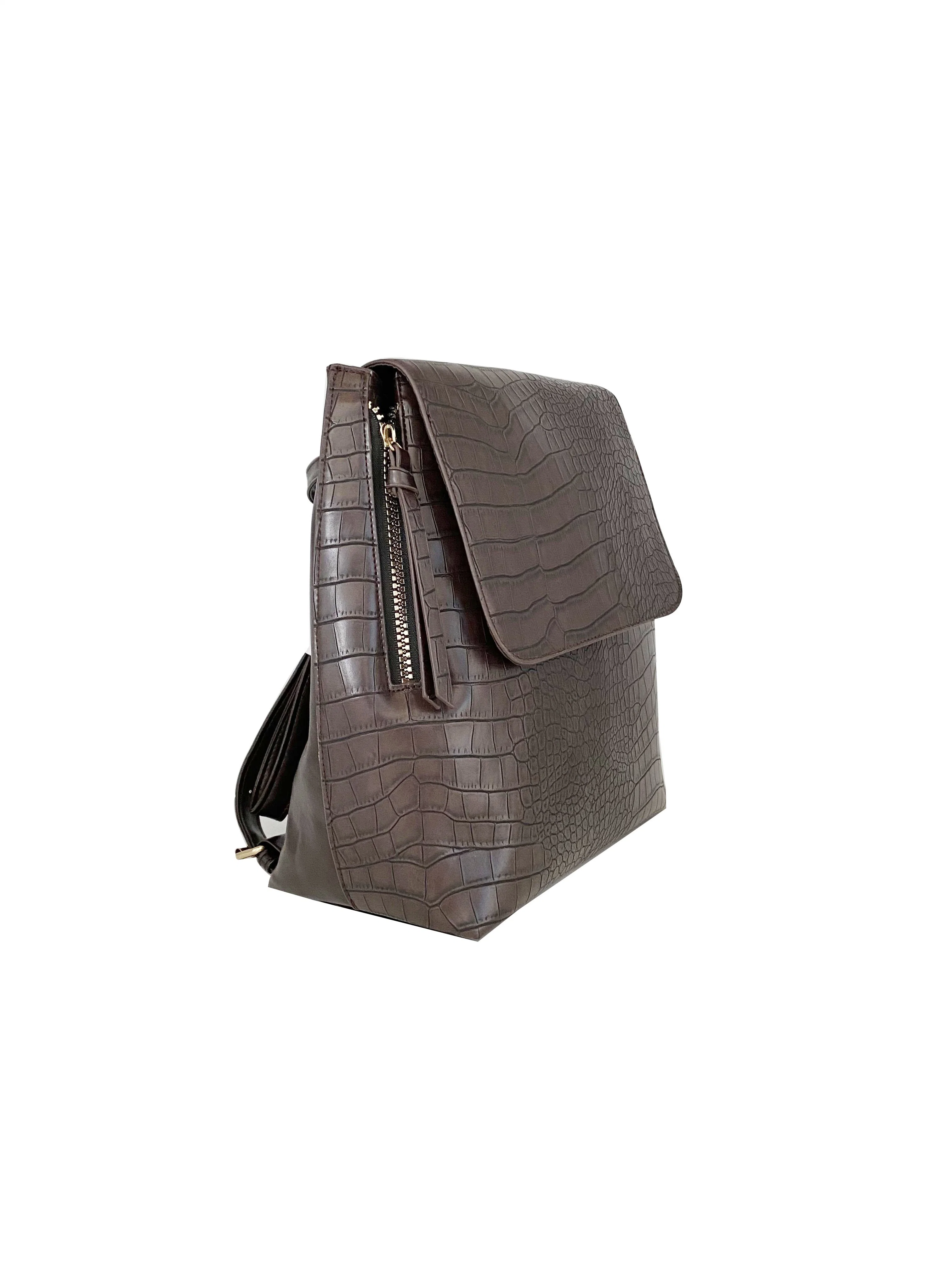 Crocodile Pattern PU Backpacks