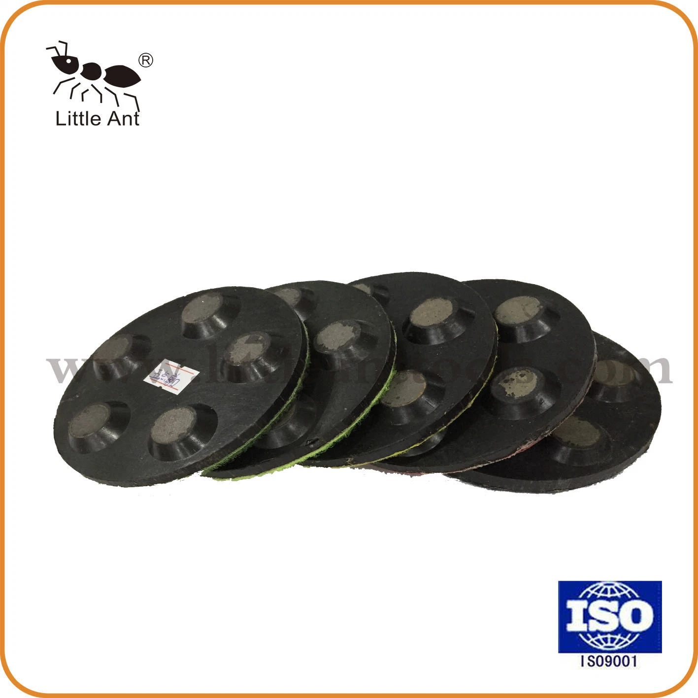 Metal with Resin 5 Point Polishing Pad, Diamond Abrasive Tool for Floor, Concrete.