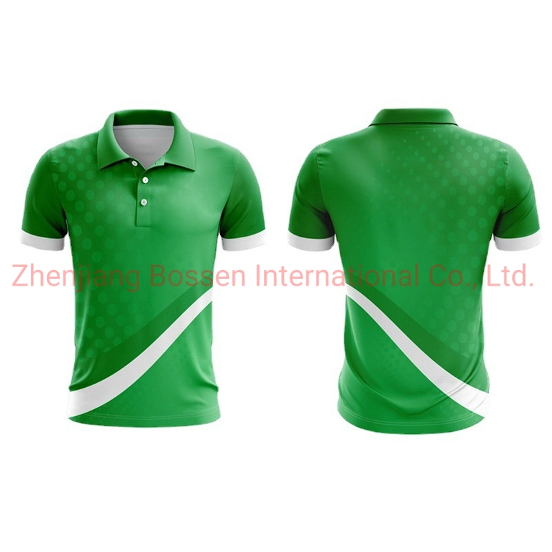 China Polo Factory OEM Custom Design Sports Wear Team Player Fans Uniform Polo Shirt