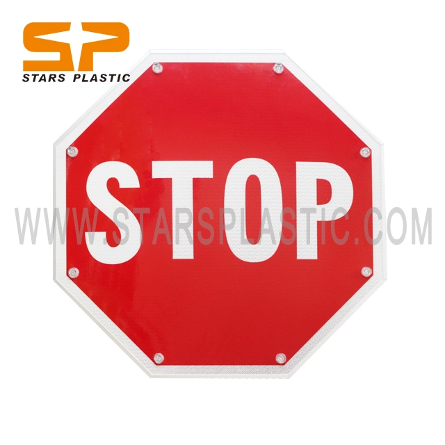 Traffic Safety Signs in India Arabic LED Flashing Police Stop Sign on School Bus Solar Stop Go Sign Board