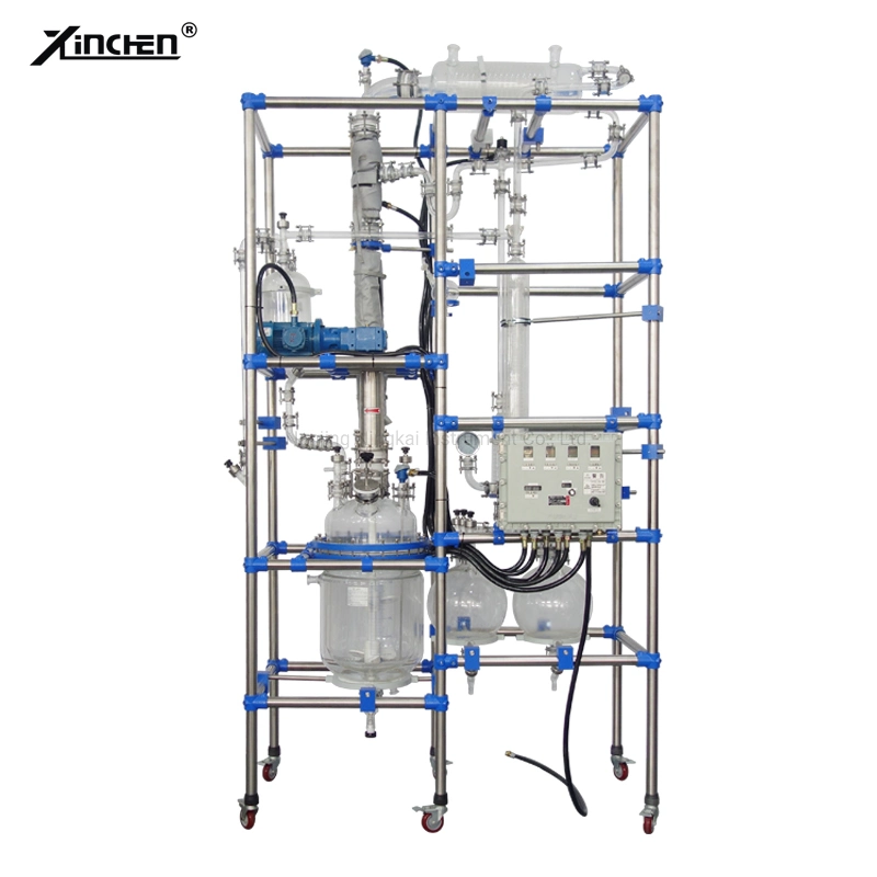 Xinchen Lab Double Chemical Jacketed Borosilicate Pilot Glass Reactor