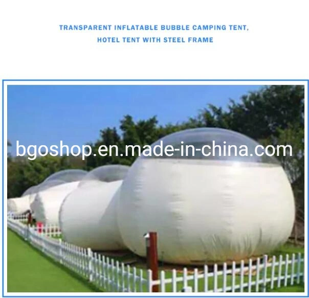 3m 4m 5m Durable Clear PVC Waterproof Transparent Bubble Tent