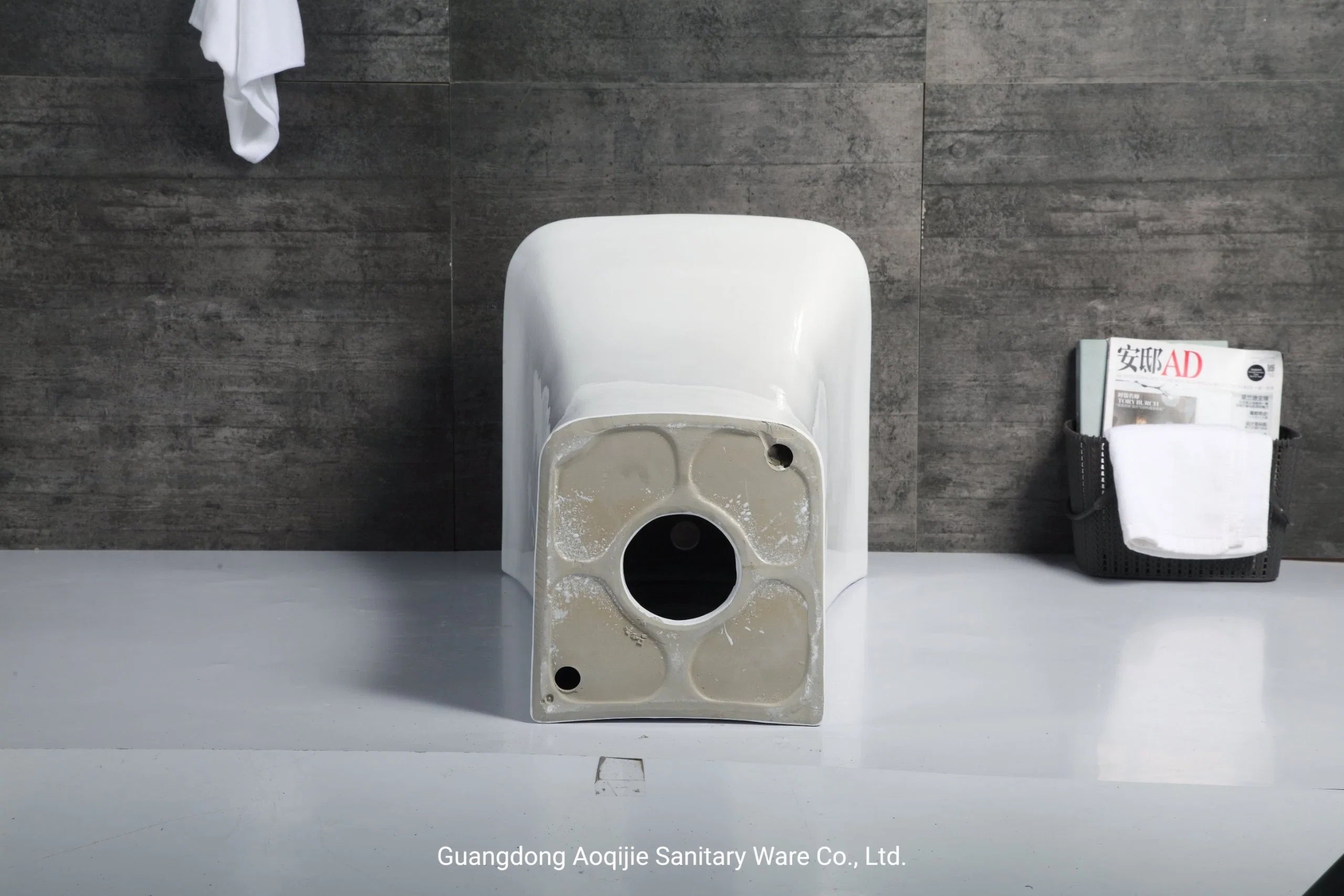 Bathroom Sink Square Pedestal Ceramic Sink Bathroom Basin Washing Basin Floor Square Pedestal Sink