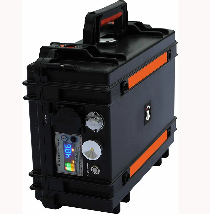 Batterie au lithium 2000W, sortie de 1300W, disponible en intérieur et en extérieur.