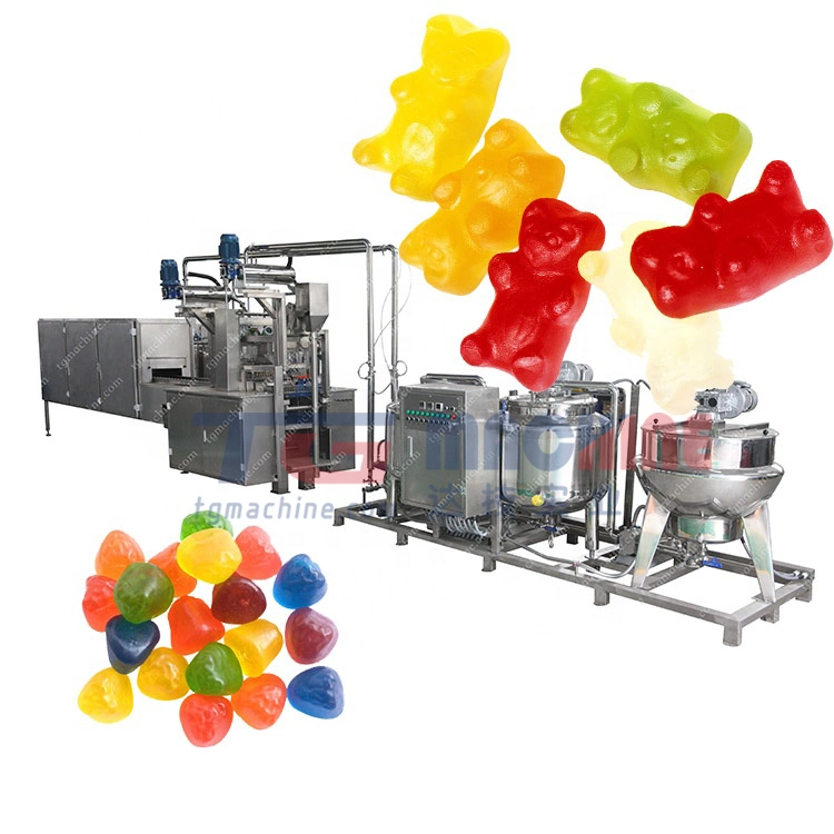 Fully Automatic Supplement Candy Production Line Functional Pectin Gummy Candy Machine Manufacturer Vitamin Gummy Bear Candy Making Machine