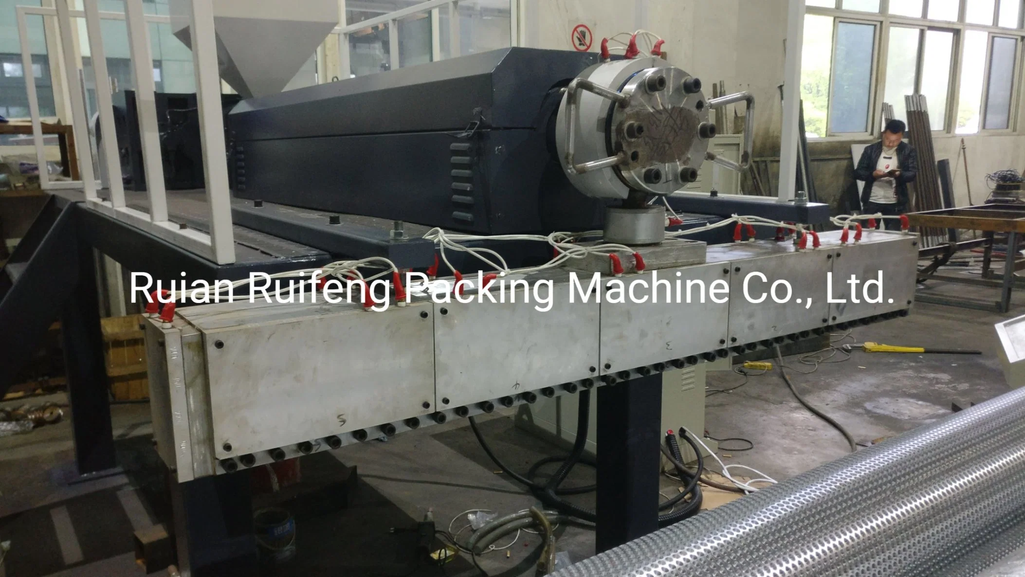 Two Layers Plastic Air Bubble Film Wrap Manufacturing Machinery