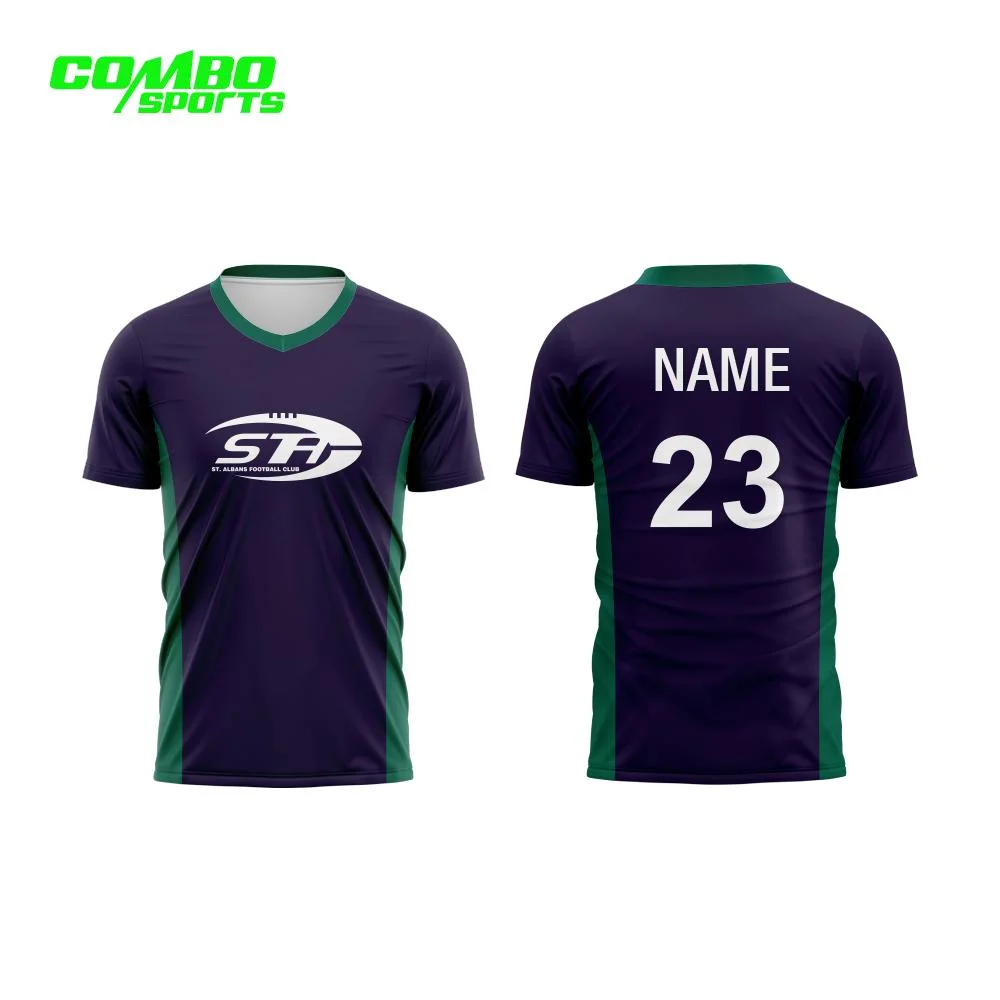 Customized Football Uniforms Sublimation Football Shirt Recycled Soccerl Shirt